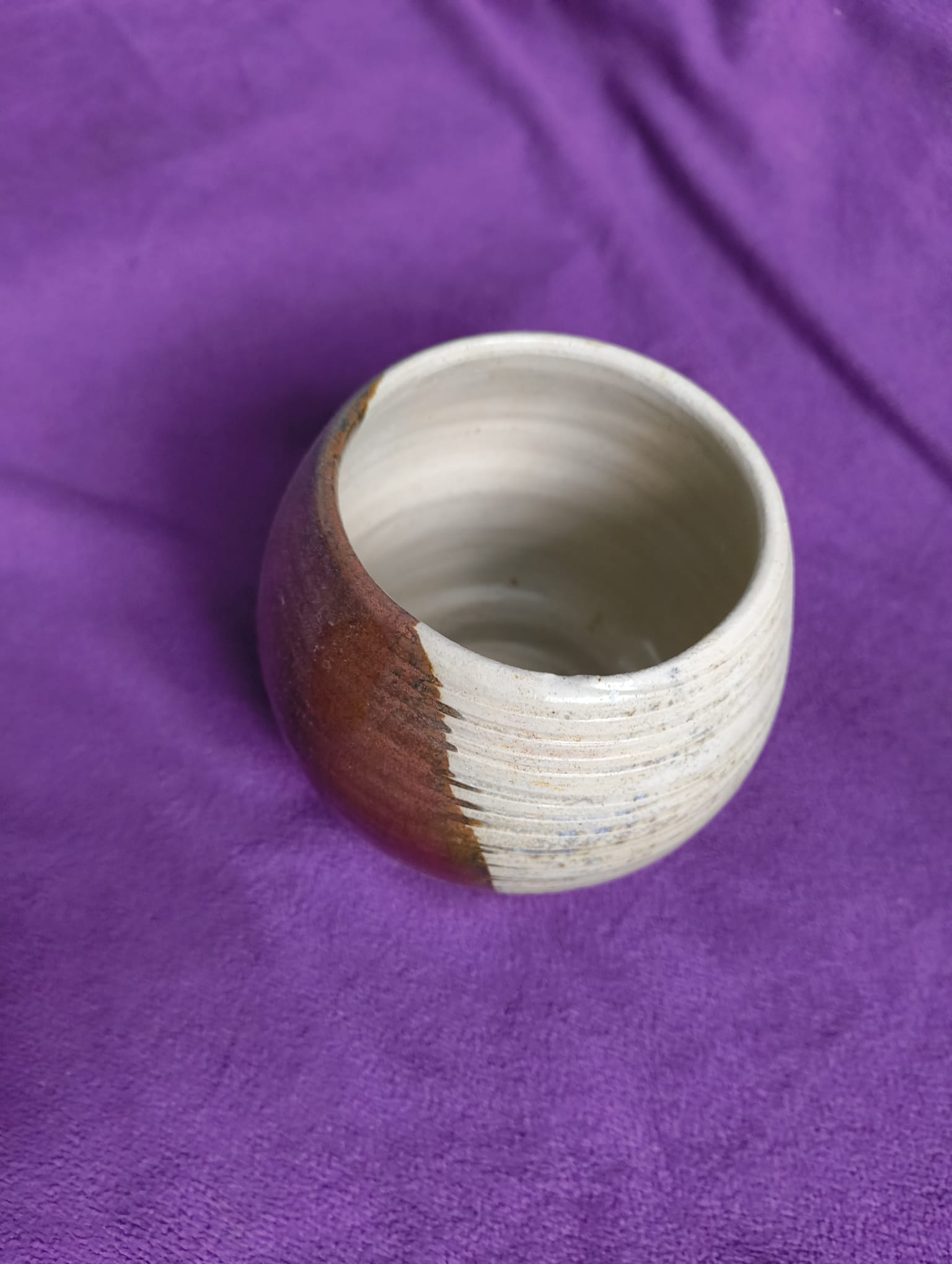 Rustic Two-Tone Pinch Pot