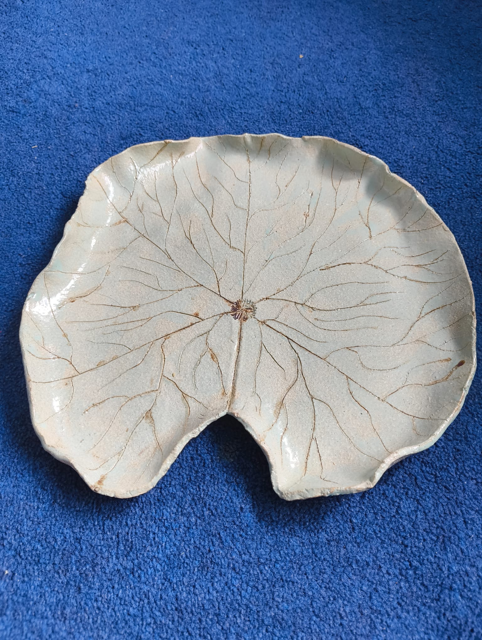 Ivory Lily-Pad Dish