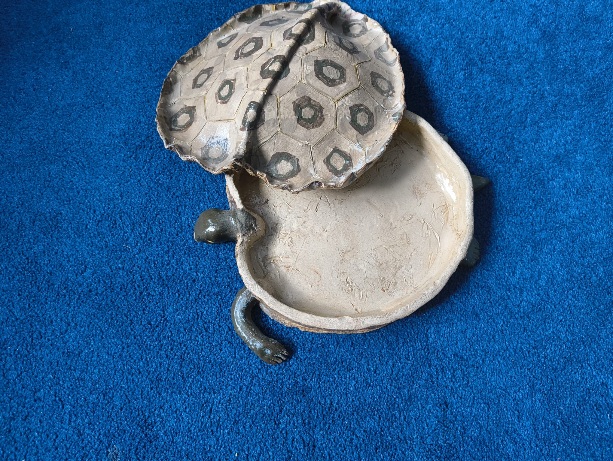 Turtle Trinket Dish with Shell Lid